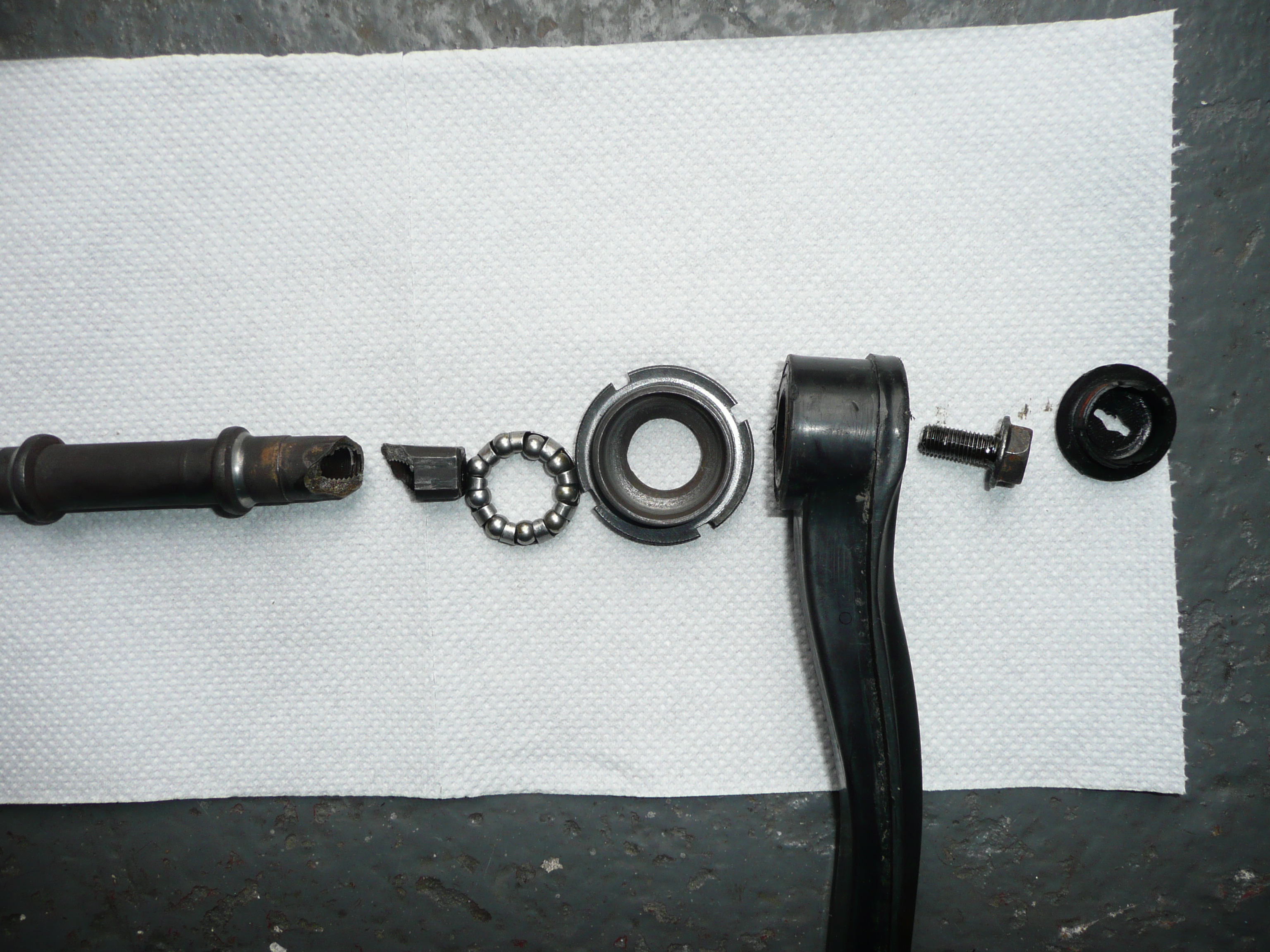 bicycle pedal crank shaft
